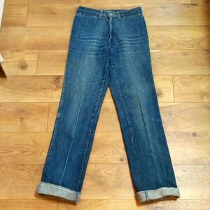 Vintage Rare Anne Klein bareback high waist straight leg jeans